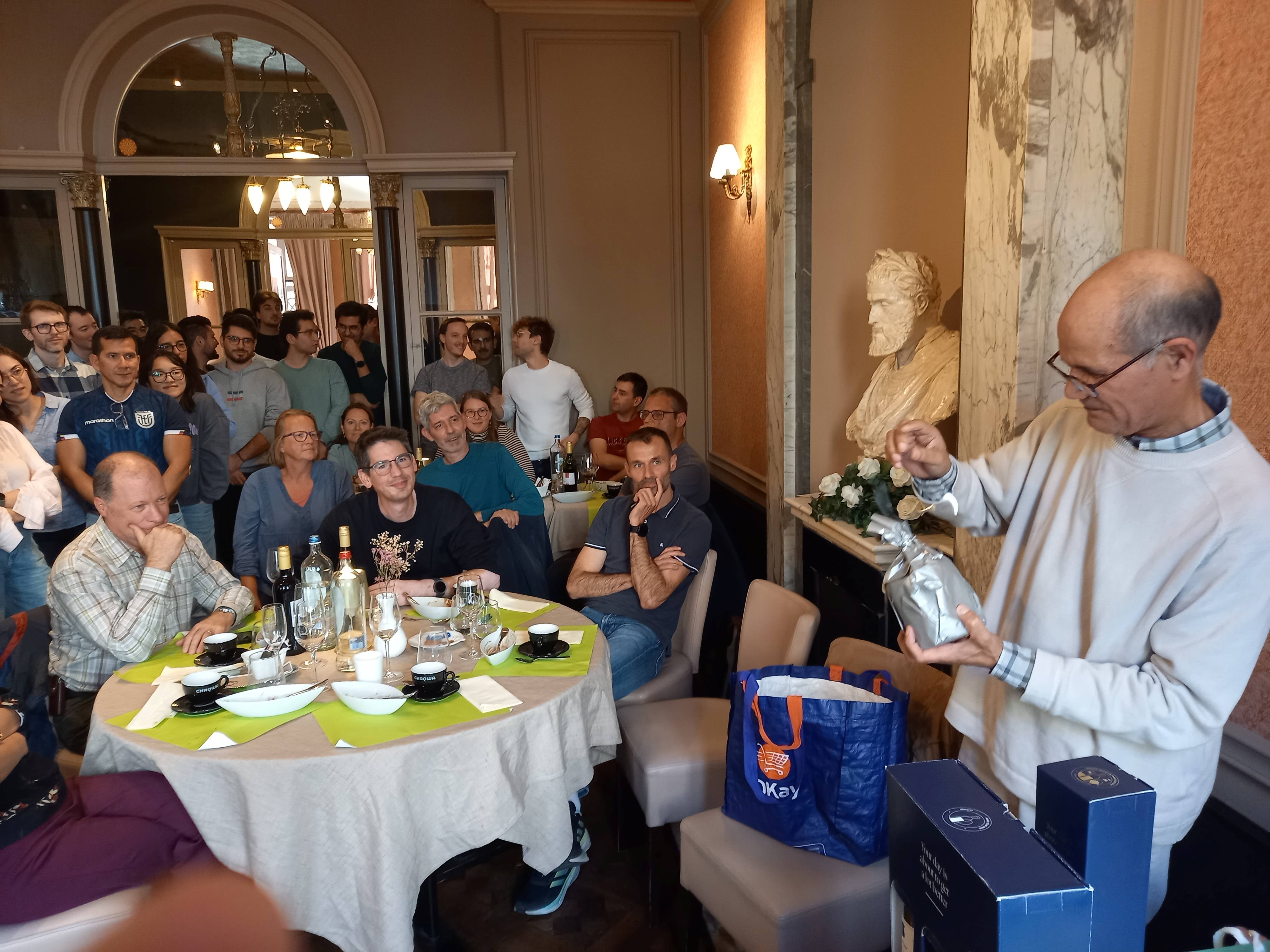 EA18 Teambuilding and Houssaine's Celebration