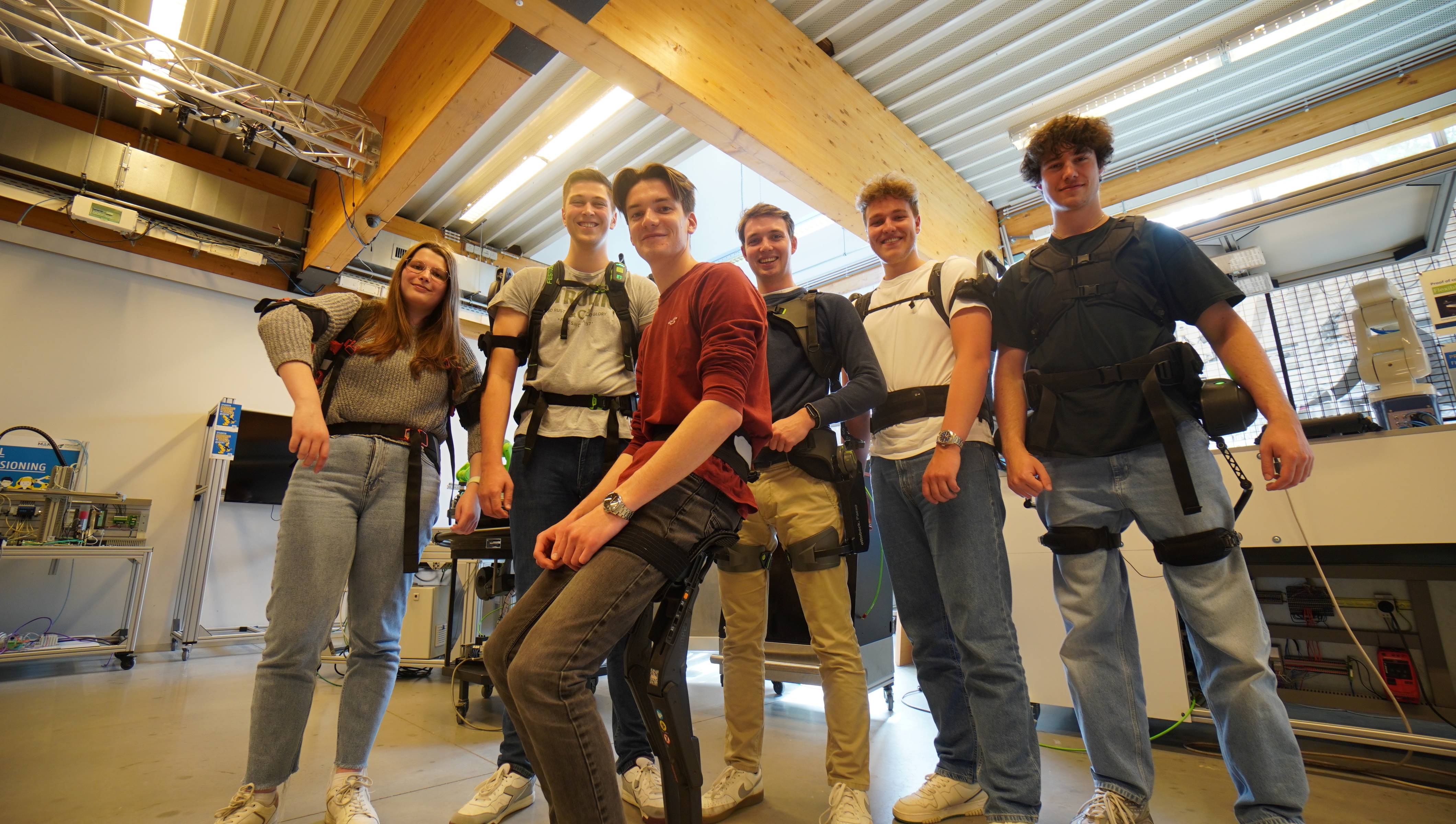 Master Students MPA Exoskeleton Workshop